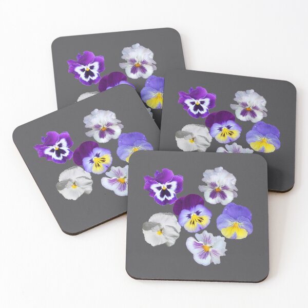 Item preview, Pastel Pansies - White, Purple and Yellow designed and sold by STHogan2.