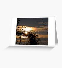 The Beautiful End of a Sunny Day Greeting Card