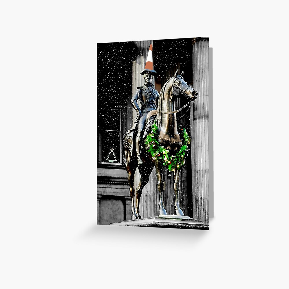"Glasgow Christmas" Greeting Card for Sale by simpsonvisuals Redbubble