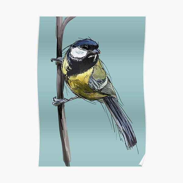 Great Tit Poster