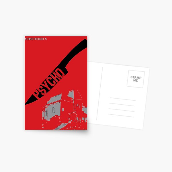 Psycho Alternative Movie Poster Postcard