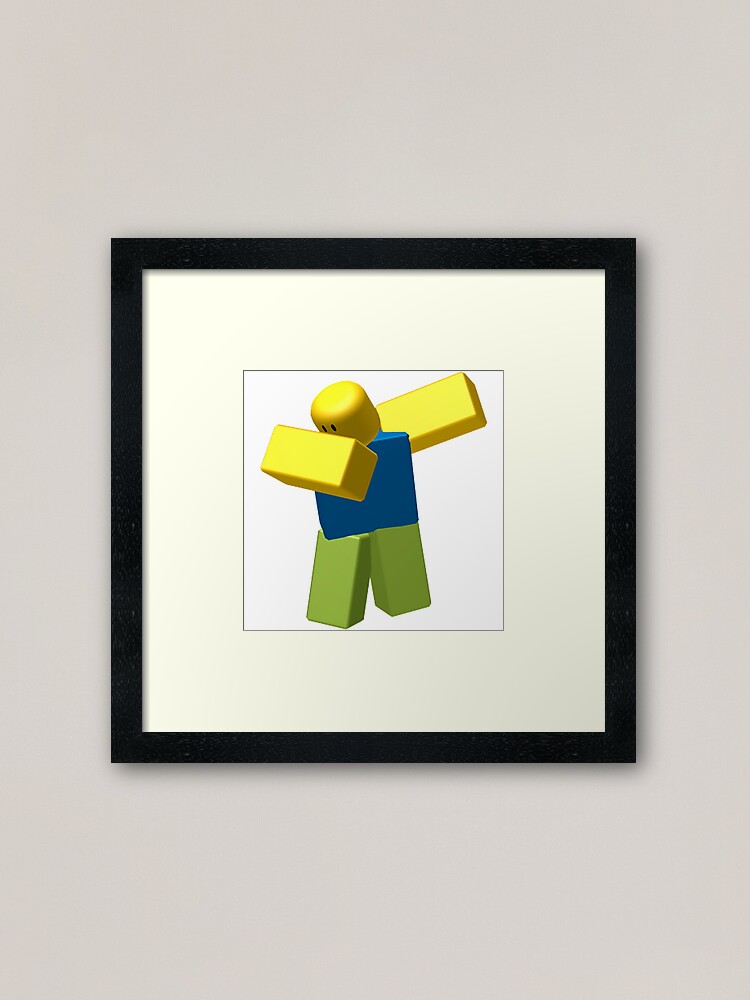 Roblox Dab Meme Framed Art Print By Amemestore Redbubble - roblox framed script 2021