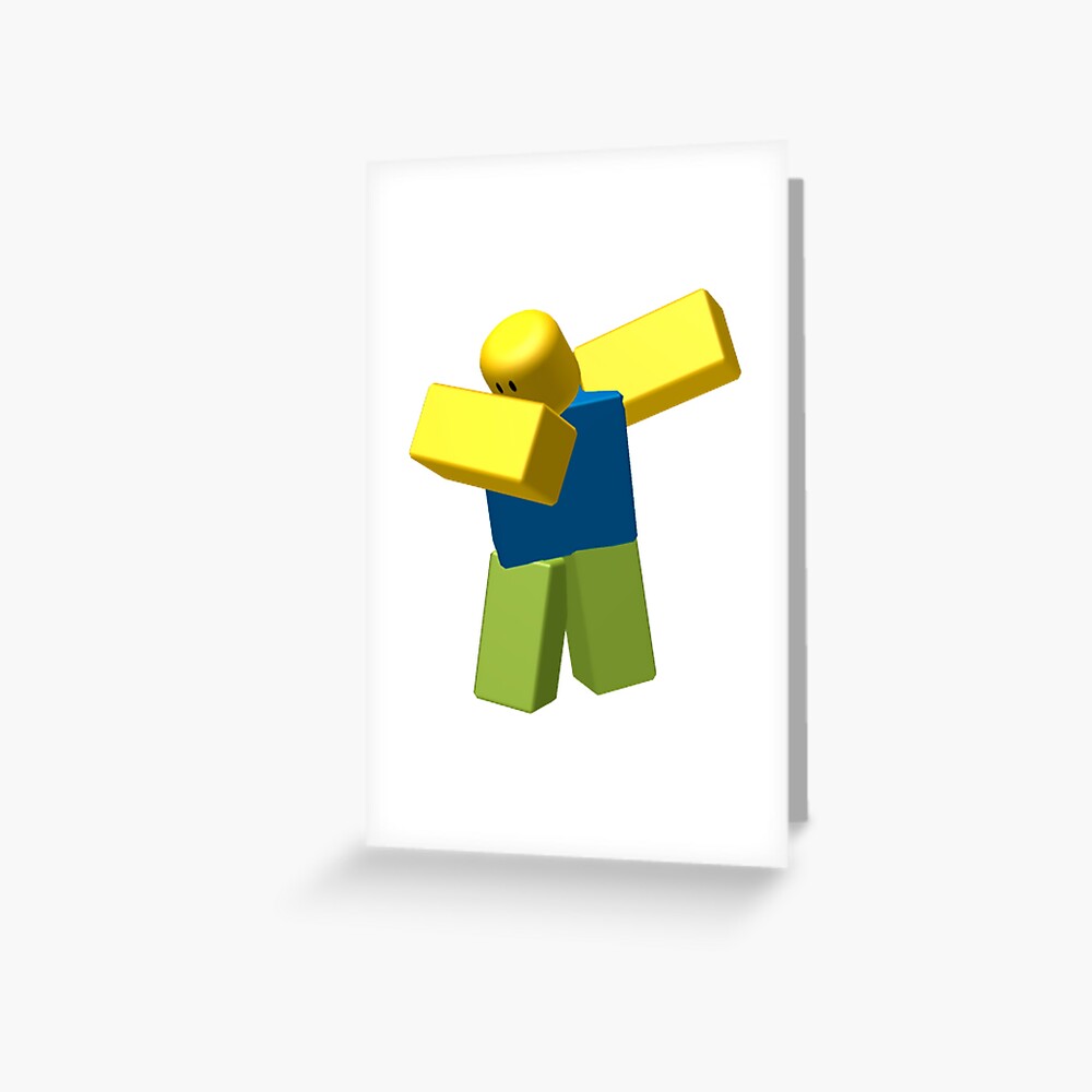 Roblox Dab Meme Greeting Card By Amemestore Redbubble - roblox memes greeting cards redbubble