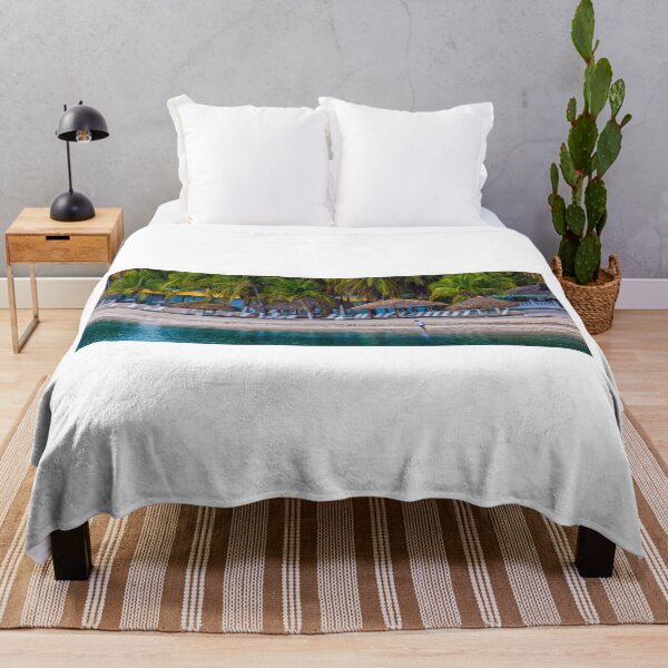 Item preview, Man Alone on Tropical Resort Beach designed and sold by dbvirago.