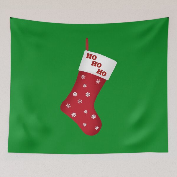 Item preview, Ho Ho Ho Festive Christmas Stocking design designed and sold by GetItGiftIt.