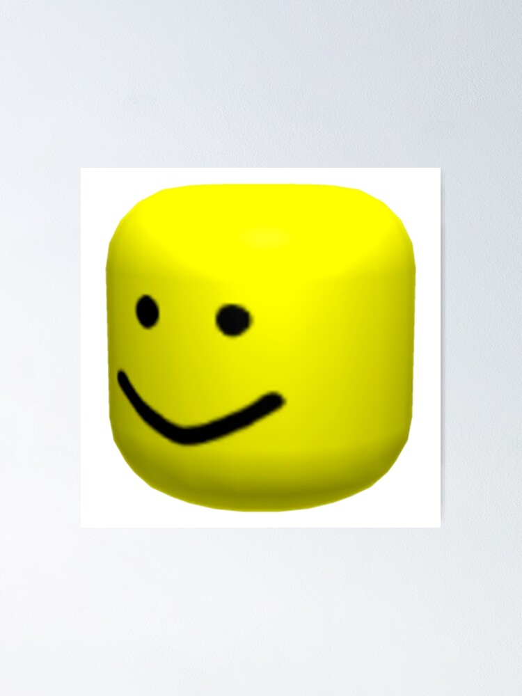 Roblox Oof Poster By Amemestore Redbubble - oof oof oof roblox