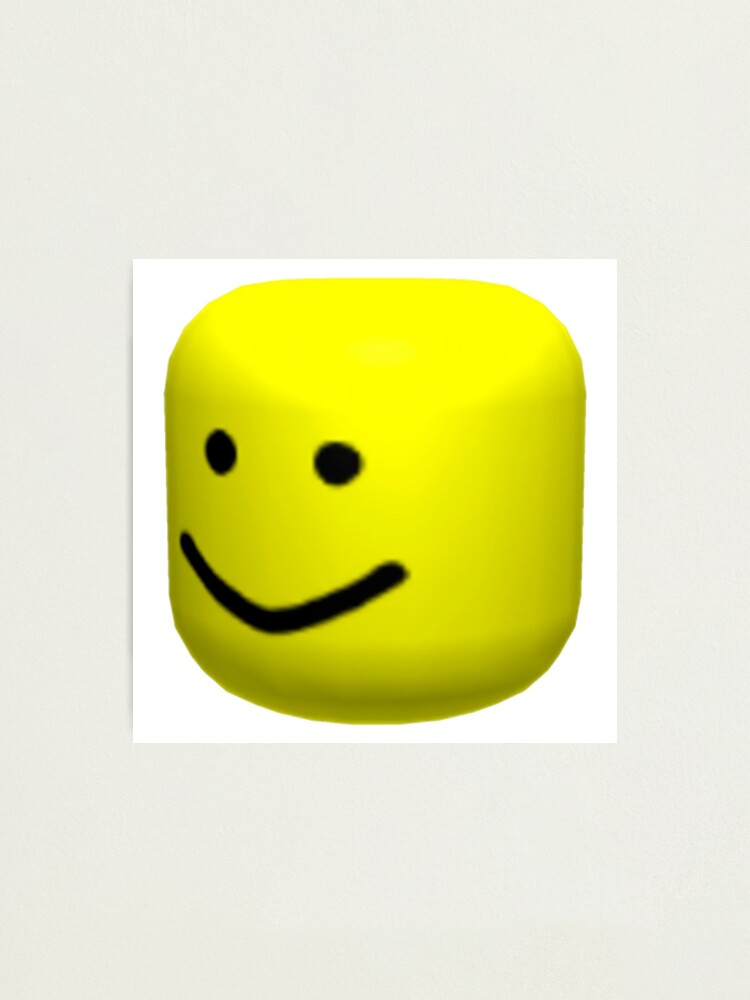 Roblox Oof Photographic Print By Amemestore Redbubble - image of roblox oof