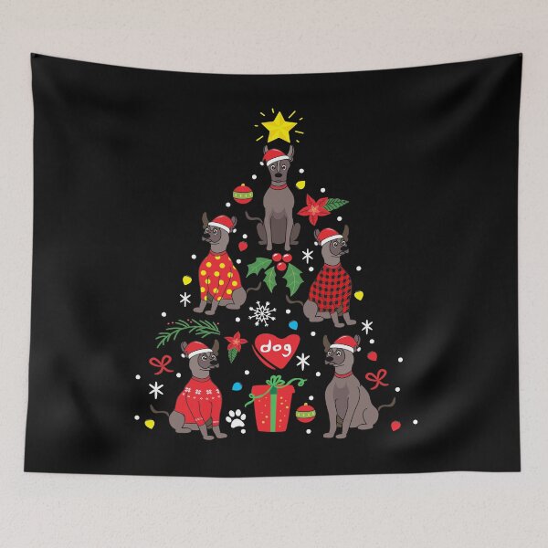 Item preview, Xolo Dog Christmas Ornament Tree designed and sold by rafaeltto.