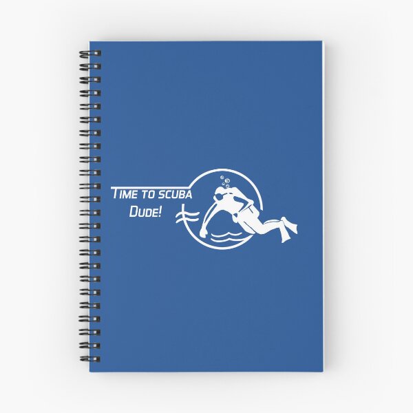 Item preview, Time to scuba dude white designed and sold by coloriscausa.