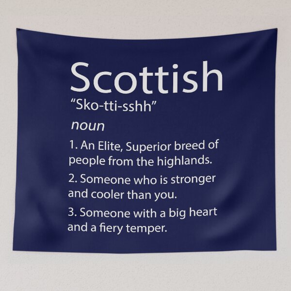 Item preview, Scotland - Funny Scottish Definition - Scottish Traits designed and sold by ATurnerdesign.