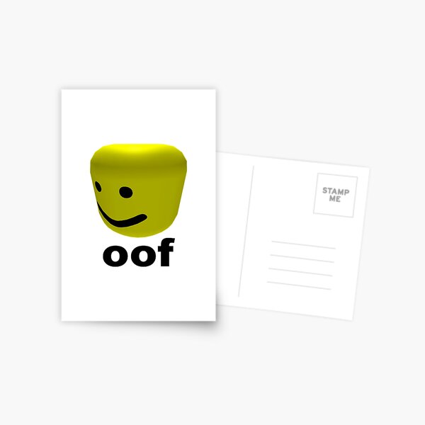 Roblox Oof Postcards Redbubble - roblox oof de kateastrofic redbubble