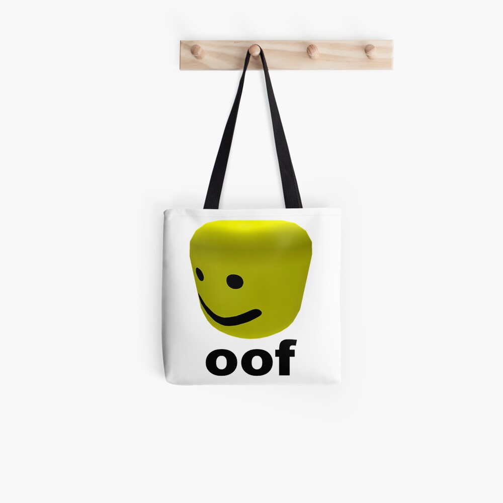 Roblox Oof Tote Bag By Amemestore Redbubble - roblox oof art board print by amemestore redbubble