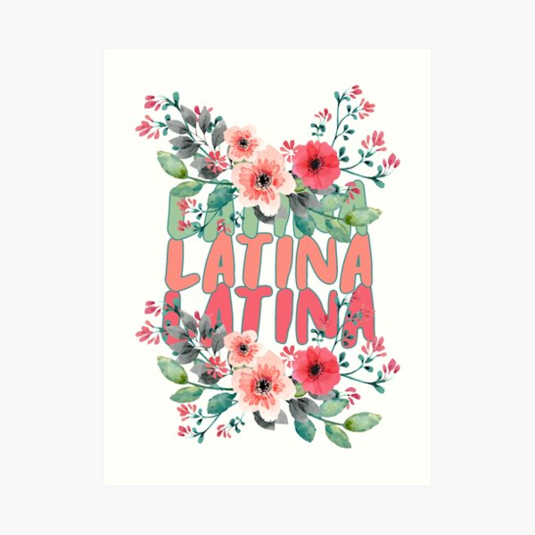 Mexico, Morena Latina Shirts - Morena Tees - Latina Designs Lámina artística