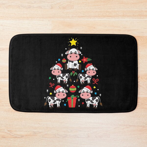 Item preview, Cow Christmas Ornament Tree designed and sold by rafaeltto.