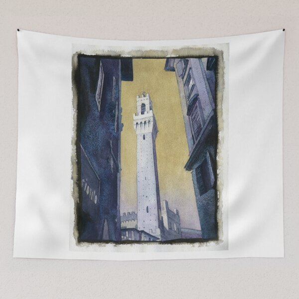 Item preview, Piazza del Campo in medieval city of Siena, Italy. designed and sold by rfoxphoto.