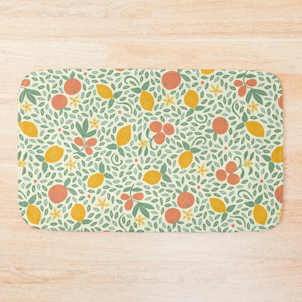 Item preview, Orangerie Citrus Grove Fruit Pattern designed and sold by rocketandindigo.