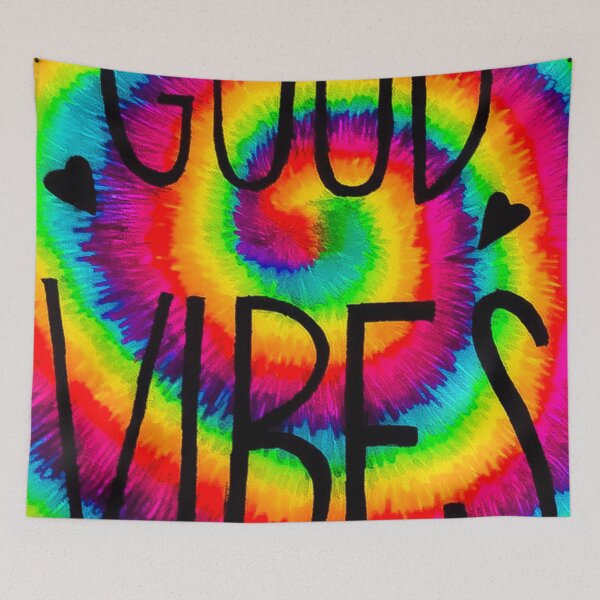 Item preview, Good Vibes in Tie Dye designed and sold by everettsolares.
