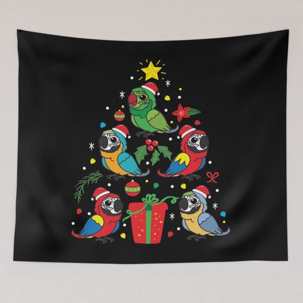 Item preview, Parrot Christmas Ornament Tree designed and sold by rafaeltto.
