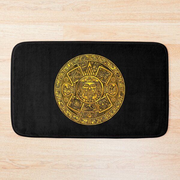 Item preview, Aztec Sun Stone Gold Inner Circle designed and sold by kernowerno.