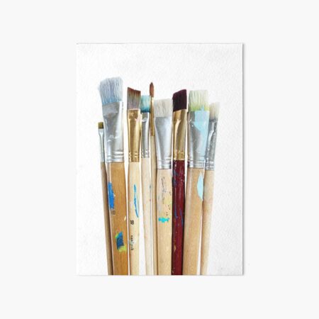 Artist Paint Brushes Acrylic Print