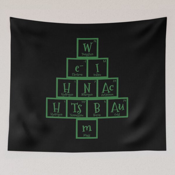 Item preview, Chemistry Periodic Table Laboratory Freak Christmas Tree designed and sold by Weilichesmag.