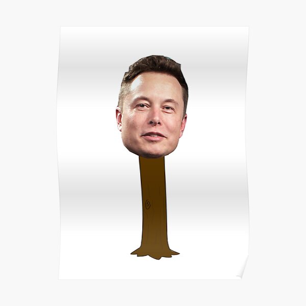 Elon Musk Dolphin Meme Poster By Alijoubir Redbubble - look a dolphin elon musk on roblox dolphin meme on meme