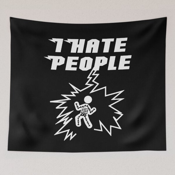 Item preview, I hate people I hate people saying gift designed and sold by Weilichesmag.