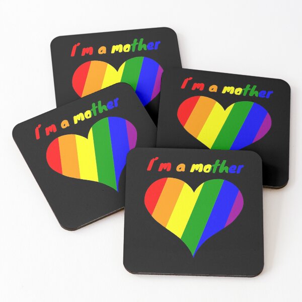 Item preview, I`m a mother Proud LGBT heart symbol gift designed and sold by Weilichesmag.