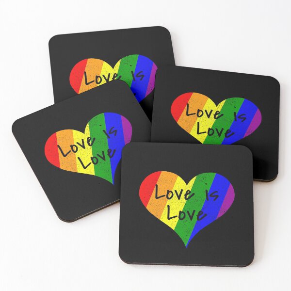 Item preview, LGBT Colorful Heart Pride Love Lesbian Gay Gift designed and sold by Weilichesmag.