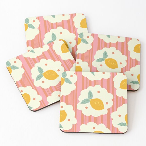 Item preview, Sunnyside Lemon Clouds Citrus Grove Fruit Pattern designed and sold by rocketandindigo.