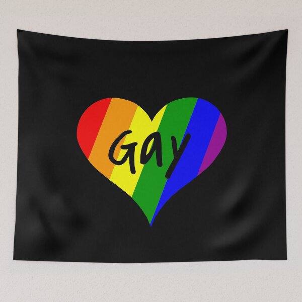 Item preview, LGBT Heart Gay Pride Gay Love Gift designed and sold by Weilichesmag.