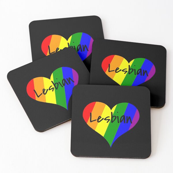 Item preview, LGBT Heart Lesbian Pride Lesbian Love Gift designed and sold by Weilichesmag.
