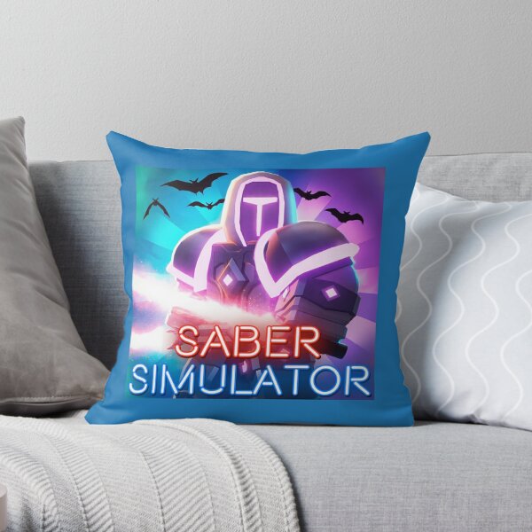 Flamingo Roblox Pillows Cushions Redbubble - gravycatman saber simulator roblox hack
