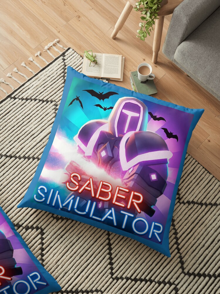 Saber Simulator Floor Pillow By Lovegames Redbubble