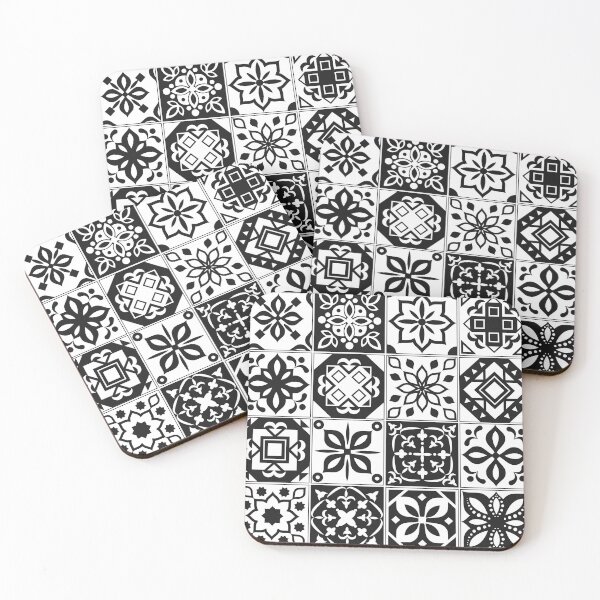 Item preview, black white tiles designed and sold by haroulita.