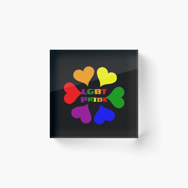 Item preview, LGBT Colorful Heart Pride Lesbian Gay Bi Gift designed and sold by Weilichesmag.