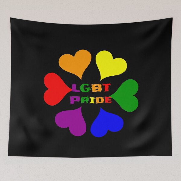 Item preview, LGBT Colorful Heart Pride Lesbian Gay Bi Gift designed and sold by Weilichesmag.