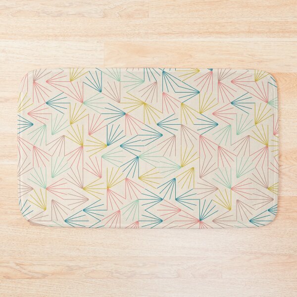 Item preview, Beams Abstract Geometric Truchet Pattern designed and sold by rocketandindigo.