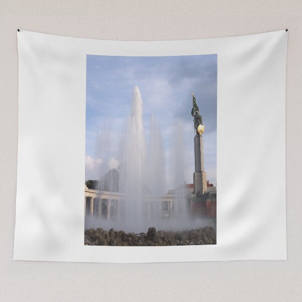 Item preview, Fountain and Red Army monument Schwarzbergplatz Vienna Austria designed and sold by goceris.