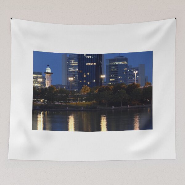 Item preview, Lighthouse at the Danube Island in Vienna twilight designed and sold by goceris.