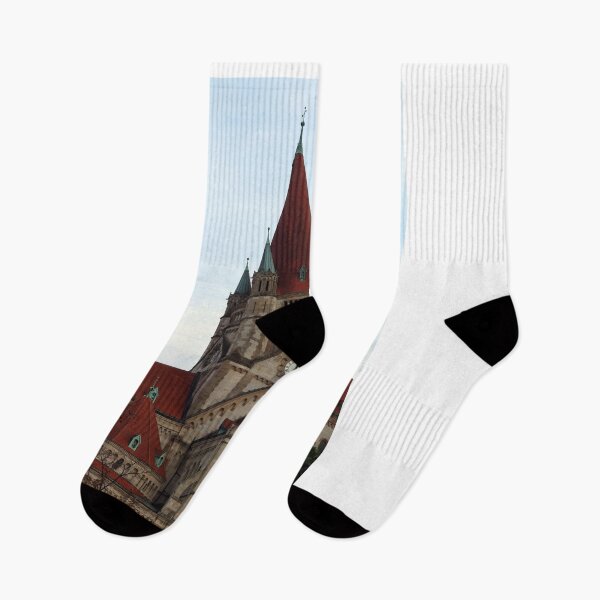 Item preview, Saint Francis of Assisi Church clock and towers Vienna Austria designed and sold by goceris.