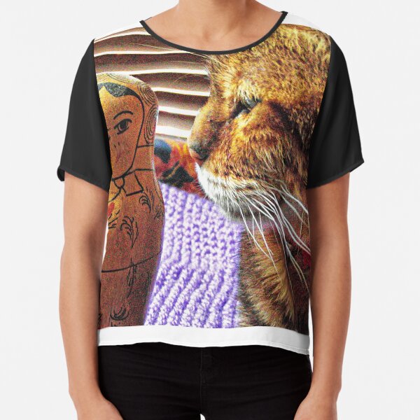 You looking at me ? Chiffon Top
