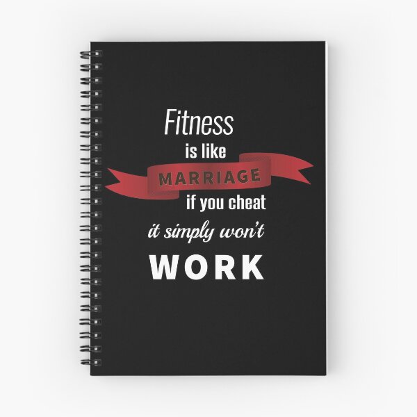 Item preview, Fitness is like marriage - funny marriage joke designed and sold by Kam-designs.