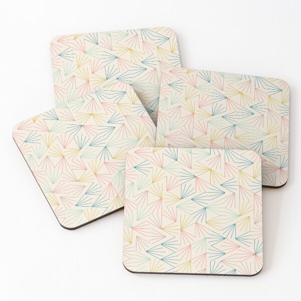 Item preview, Beams Abstract Geometric Truchet Pattern designed and sold by rocketandindigo.