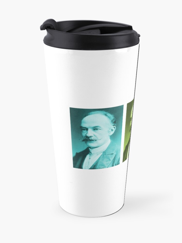 Alternate view of Thomas Hardy, English novelist and poet. Travel Mug
