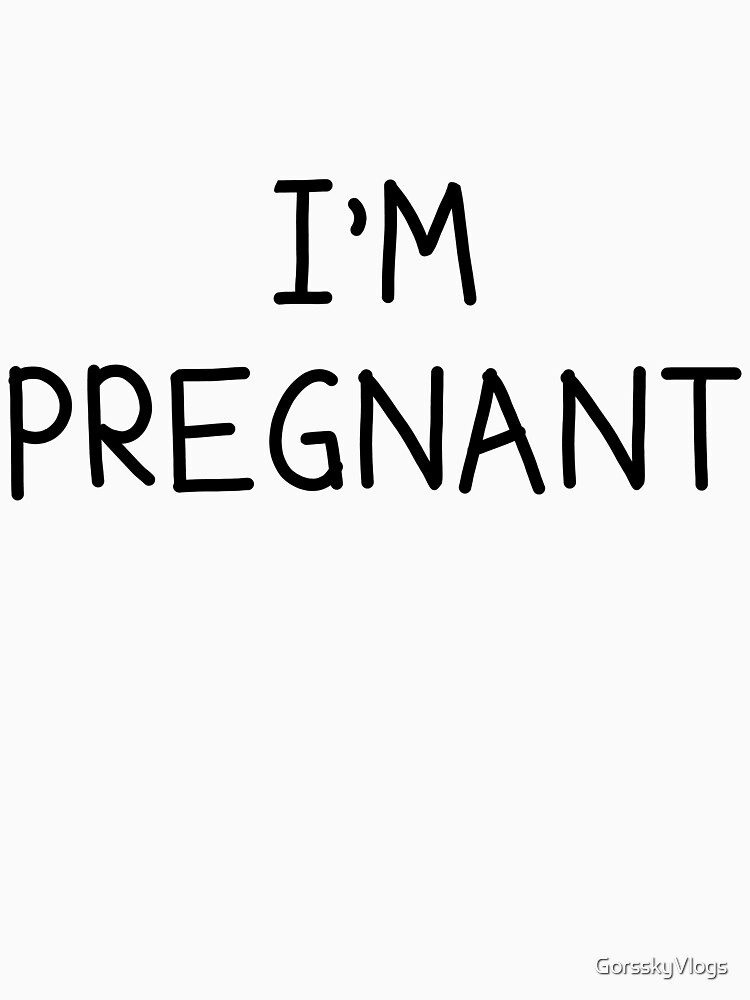 I'm Pregnant Couple's Shirt Design Essential T-Shirt for Sale by