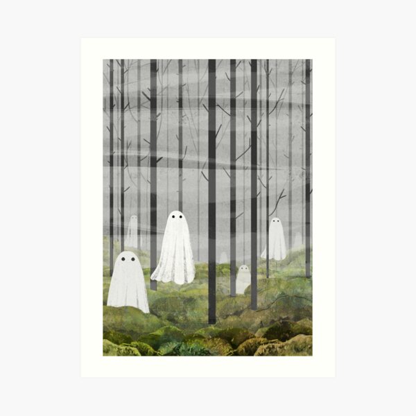 The Woods are full of ghosts Art Print