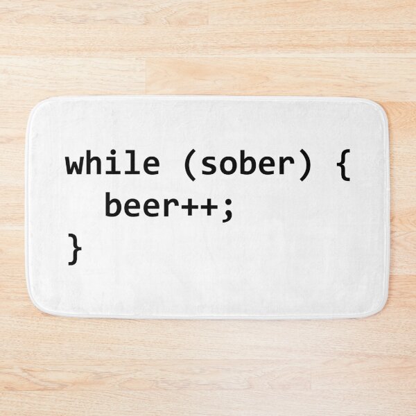 Item preview, While Sober Add Beer (black) designed and sold by Electric Fairy.