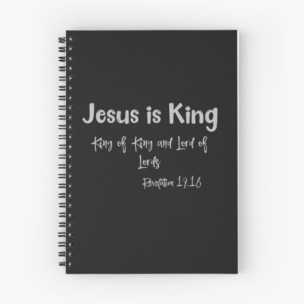 Item preview, Jesus is King with Bible Verse designed and sold by motivateme.