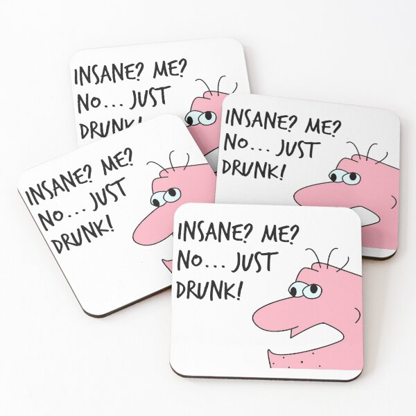 Item preview, Insane? Me? No... Just Drunk designed and sold by SassyClassyMe.